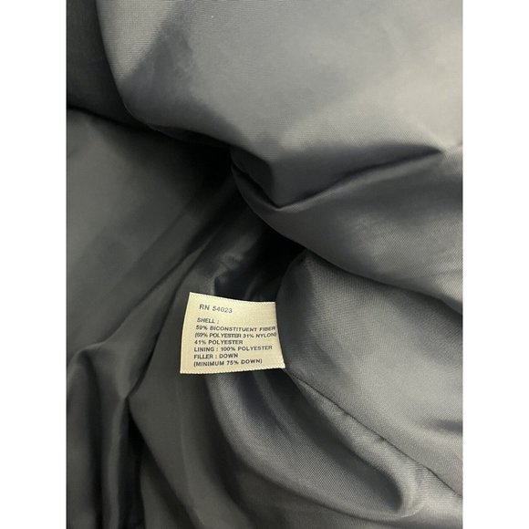 GAP Down Puffer Vest Women’s XL Purple Metallica Periwinkle Full Zip Quilted - Picture 7 of 11